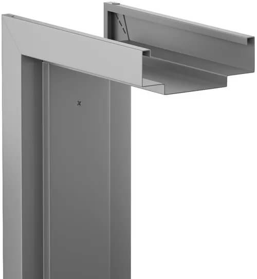 The typical process for installing a commercial metal door frame includes