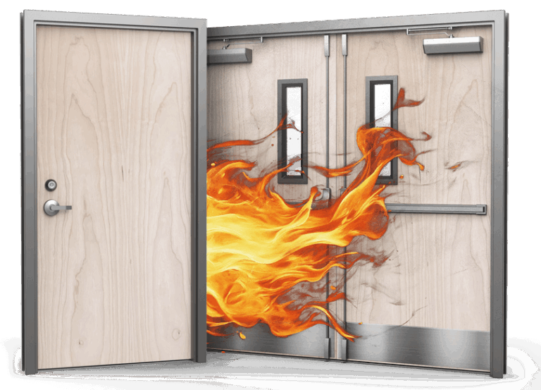 What is the Fire Rating of a Commercial Metal Door Frame? - Door Depot